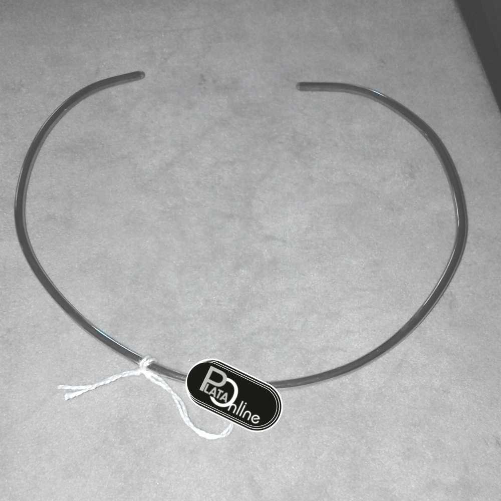 Gargantilla de plata 3mm. 14cm.