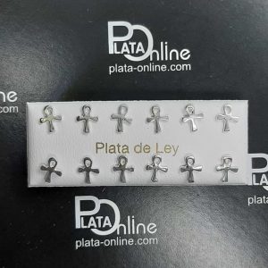 Pendientes de plata CRUZ EGIPCIA – ANK 6mm x 8mm
